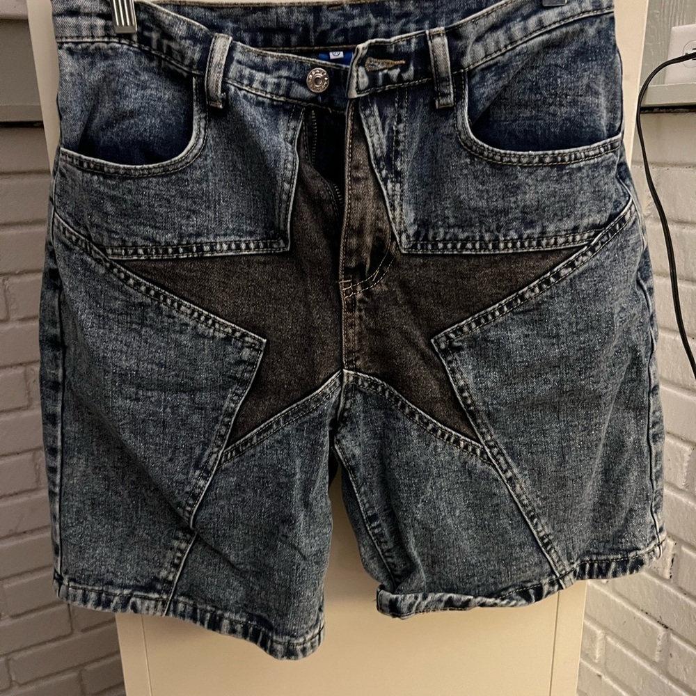 Women’s Aelfric Eden Denim Star Patch Shorts